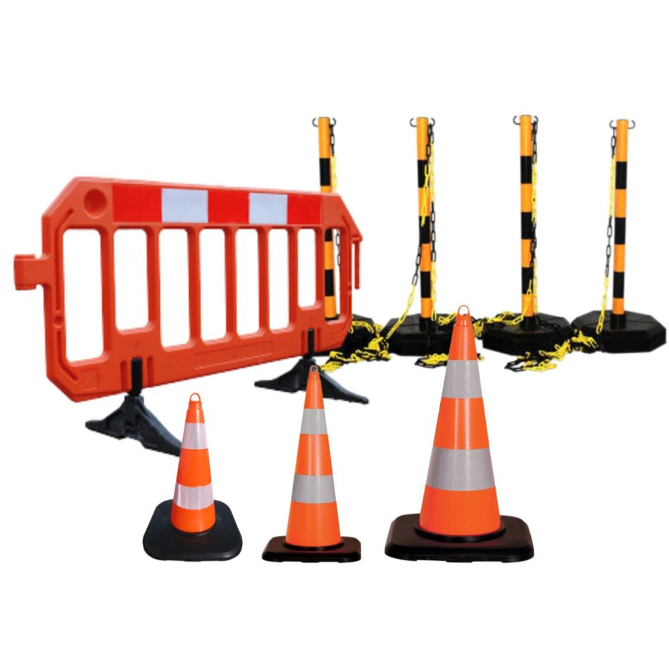 Plastic barriers