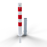 Aftagelige pollere (forskellige modeller)