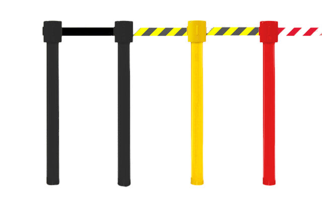 Erstatningsstolpe – Flexibarrier Outdoor 1050 / SafetyPlus 1050 (10.6m bånd, uden fod)