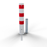 Aftagelige pollere (forskellige modeller)
