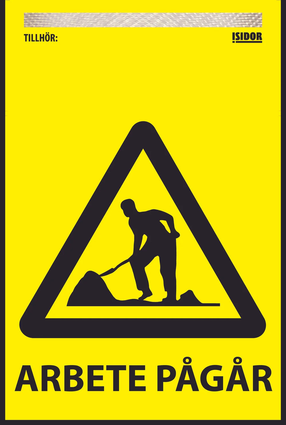 Isidor advarselsflag – Arbejde pågår!