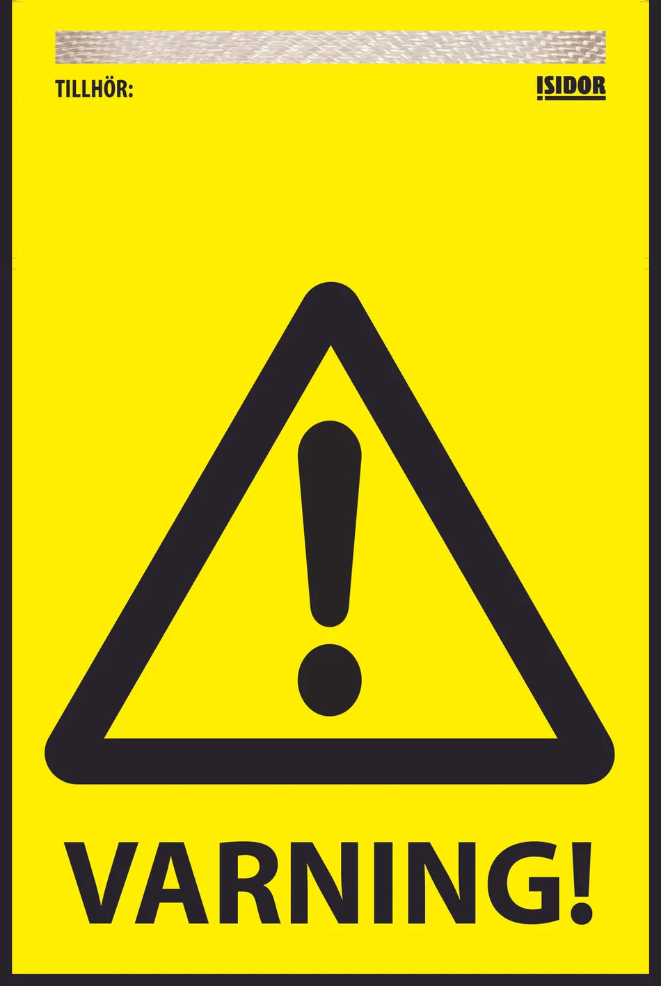 Isidor advarselsflag – Advarsel