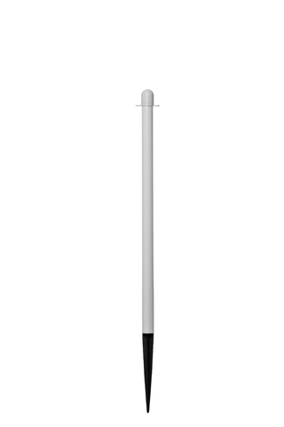 Flexibarrier Kædestolpe med plaststolpe - spyd, 107 cm