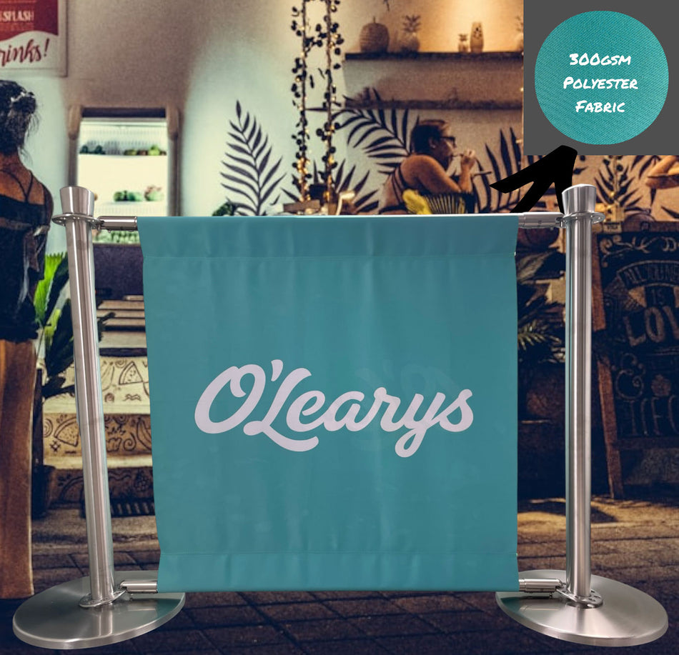 Specialtrykt cafébanner – branding med stor effekt | flere størrelser og materialer