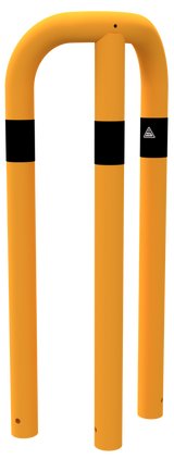 Beskyttelsesbøjle 90° med lige lange sider (Ø 76 mm)