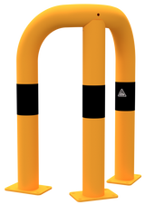 Beskyttelsesbøjle 90° med lige lange sider (Ø 76 mm)