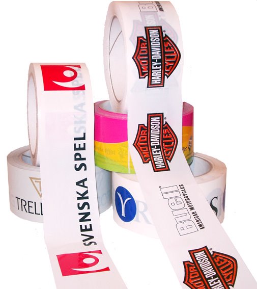 Afspærringstape - Premium - med specialtryk (1-3 farvet tryk)