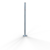 Stationære stålpullerter (Ø42- 76mm)