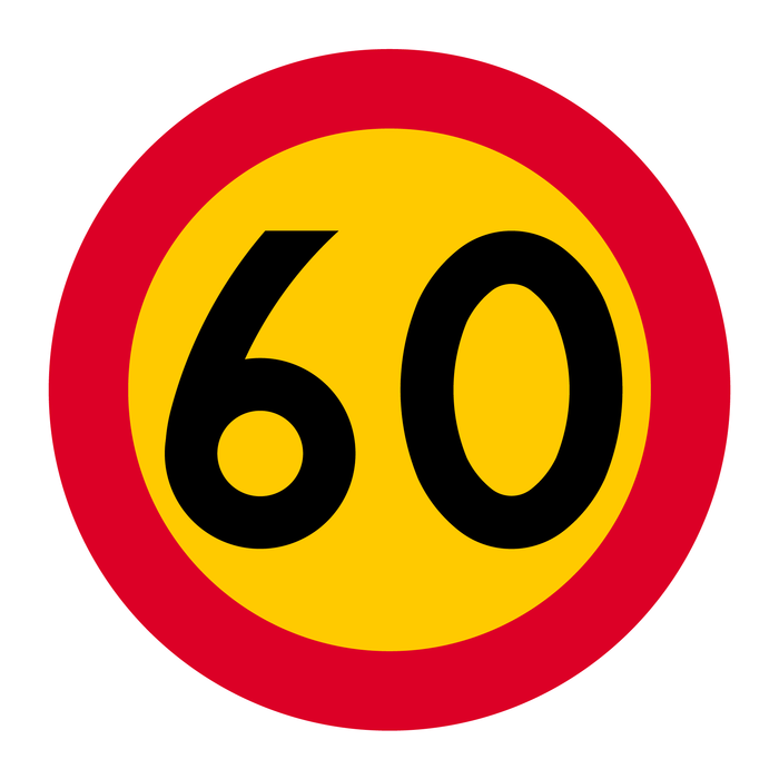 C31-6 Hastighedsbegrænsning (60km/h)