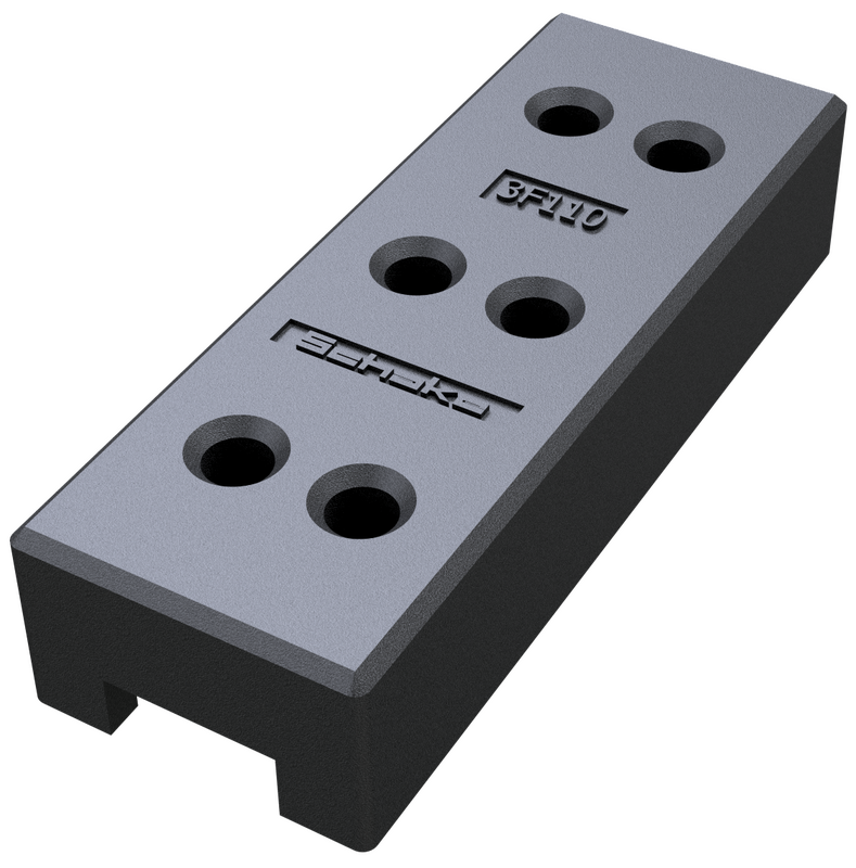 Bundplade til mobile hegn – genanvendt plast