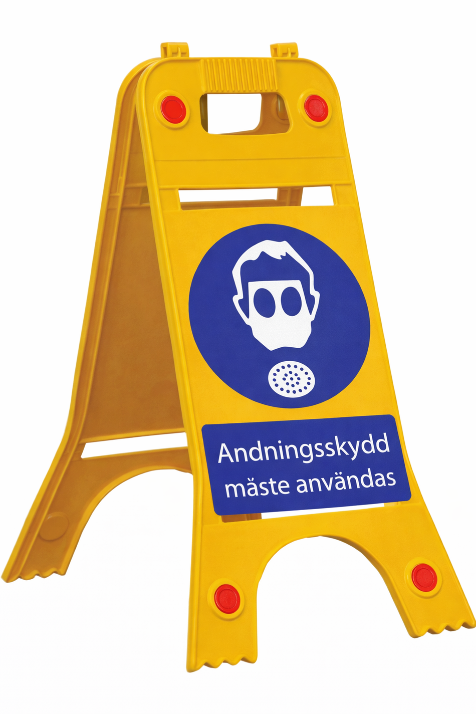 Gulvstående skilt – Åndedrætsværn skal anvendes