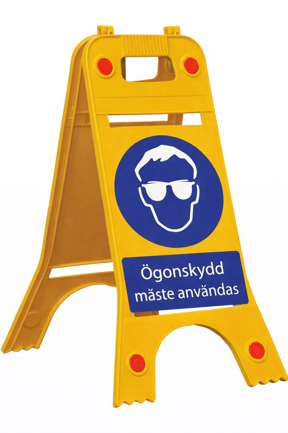 Gulvstående skilt – Øjenværn skal anvendes