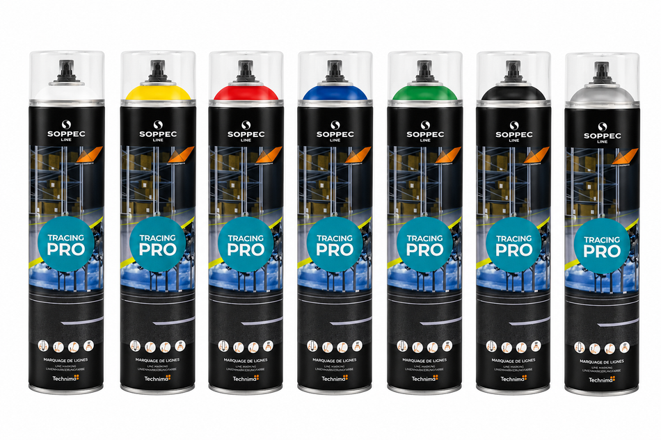 SOPPEC Tracing® Pro Linjemarkeringsmaling 750 ml