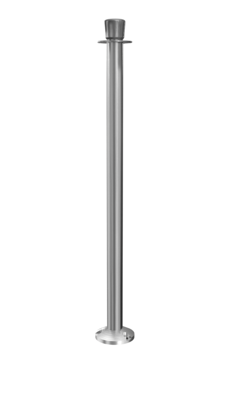Flexibarrier Stolpe og reb Barriere - Premium Fast-