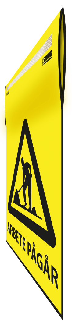 Isidor advarselsflag – Arbejde pågår!