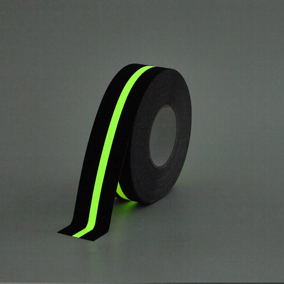 Skridsikker Glow Line-tape – fotoluminescerende – 50 mm x 18.3 m