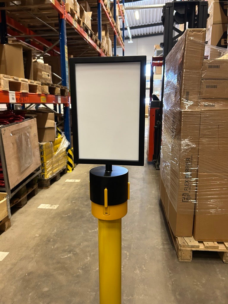 Skilteholder til Flexibarrier Outdoor 1050 / Safetypro 1050