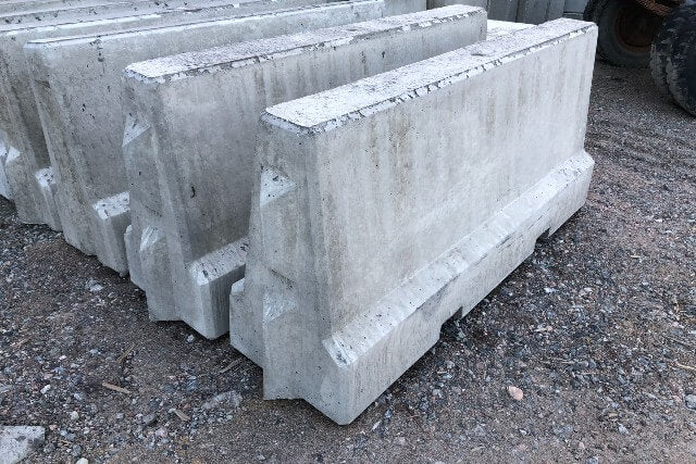 Jersey-barriere – tung afspærring i beton