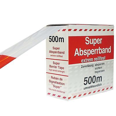 Afspærringstape Premium - 500 m x 264 ruller (hel palle)