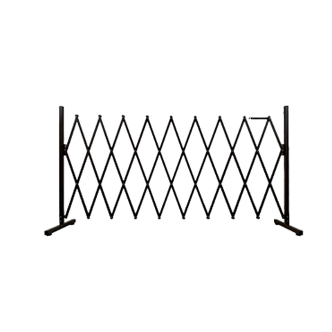 Flexibarrier Udvidelig barriere - Basic med fod - (2.7m, sort)