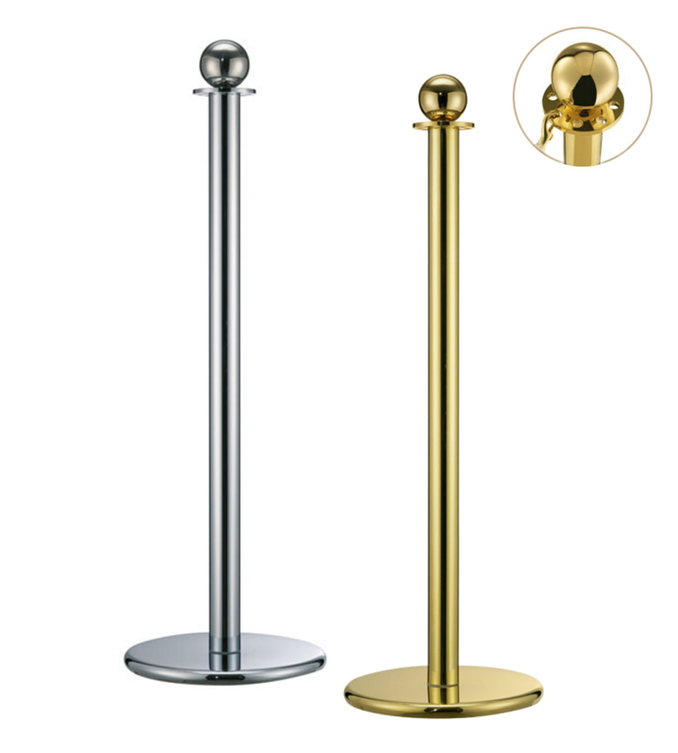 Stolpe og reb-barriere - Viaguide Crown -