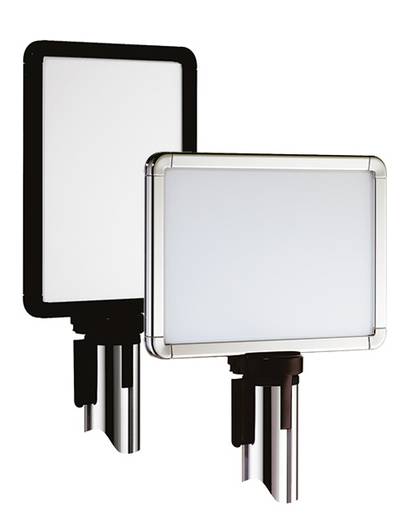 Skilteholder til Beltrac stolper (Premium/Expo/Accent/Modern)