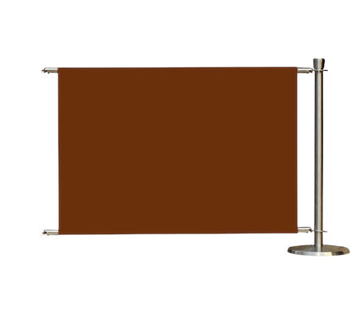 Udvidelsessæt til Flexibarrier cafébarriere – Premium – 1500mm | ensfarvet banner