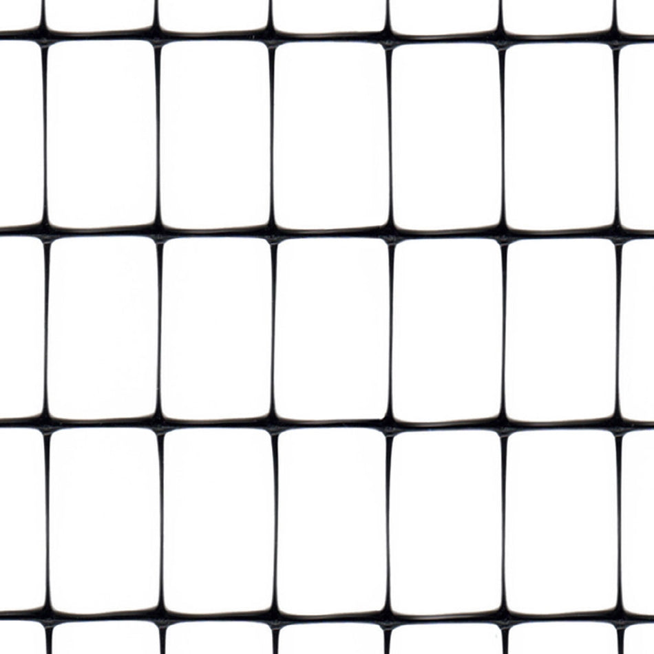 Sort Plast Sikkerhedshegn - CINTOFLEX D - (100m rulle)