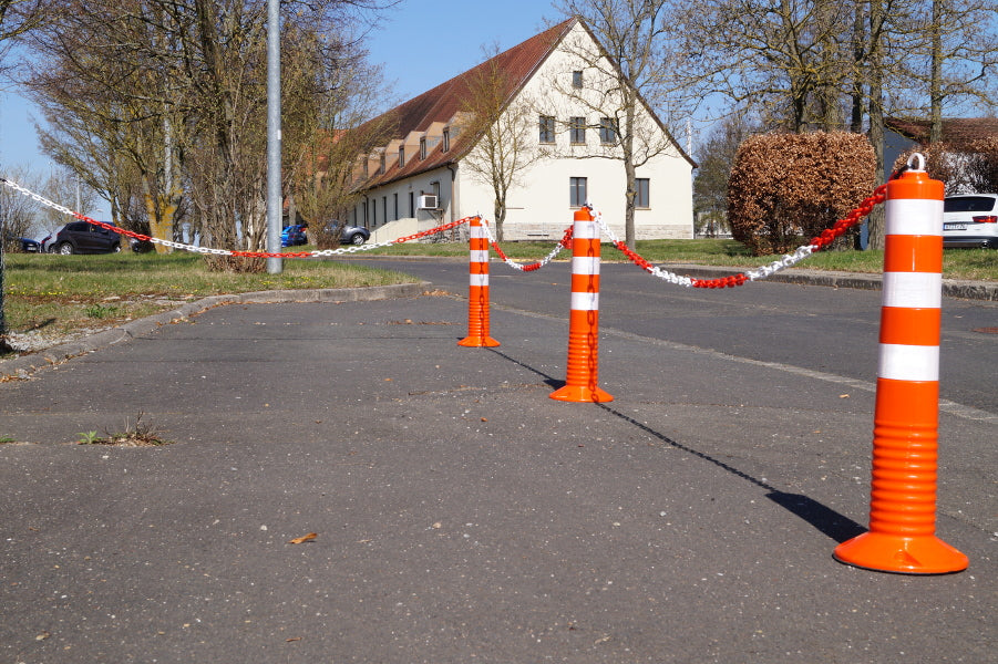 Kædefastgørelseshætte til Elasto trafikstolpe