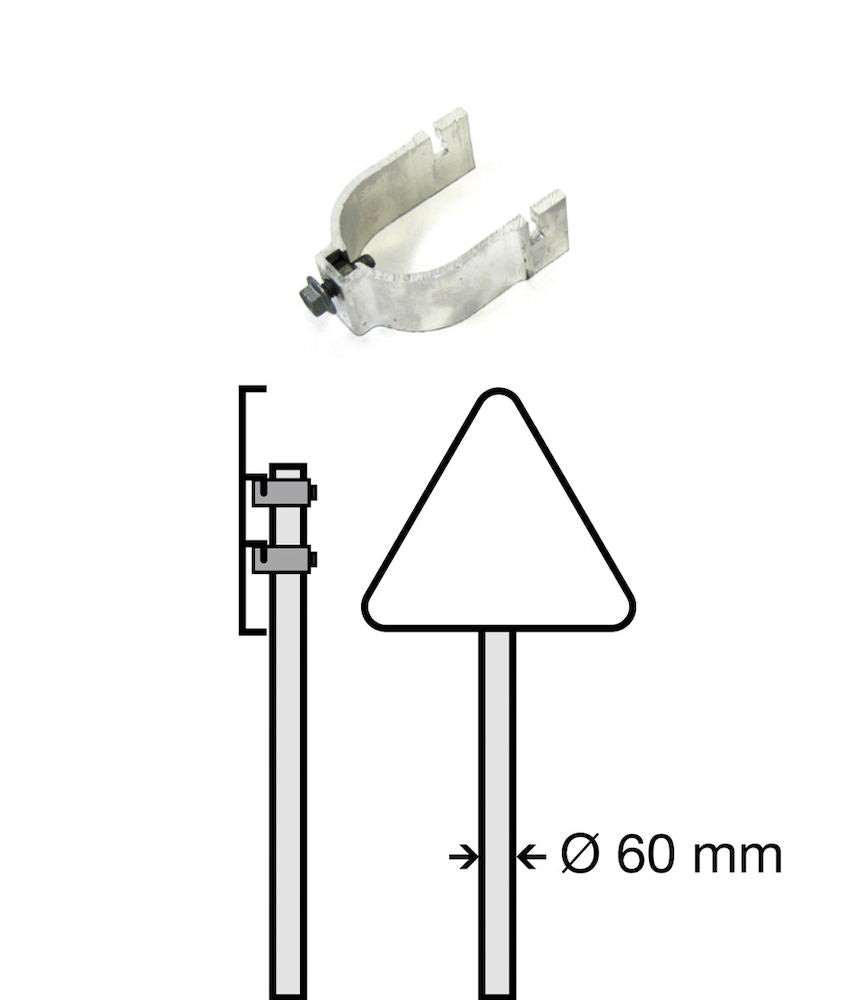 Enkelklemme BLF Ø 60mm (2-pak)