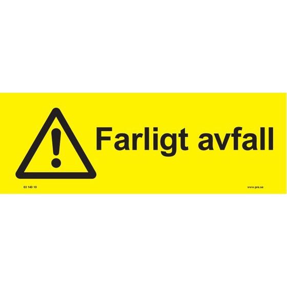 Advarselsskilt - Farligt affald