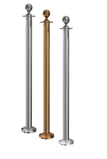 Flexibarrier Stolpe og reb Barriere - Premium Fast-