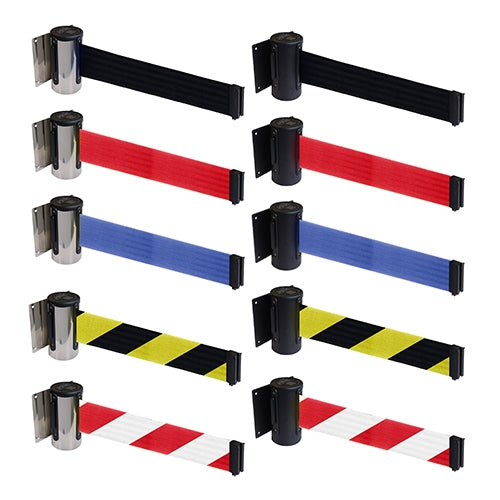 FlexiBarrier Vægmonteret barriere - Economy - (2.3 - 4.5m bånd)
