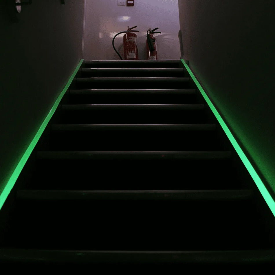 Fotoluminescerende egress-tape i høj kvalitet – Premium klasse C