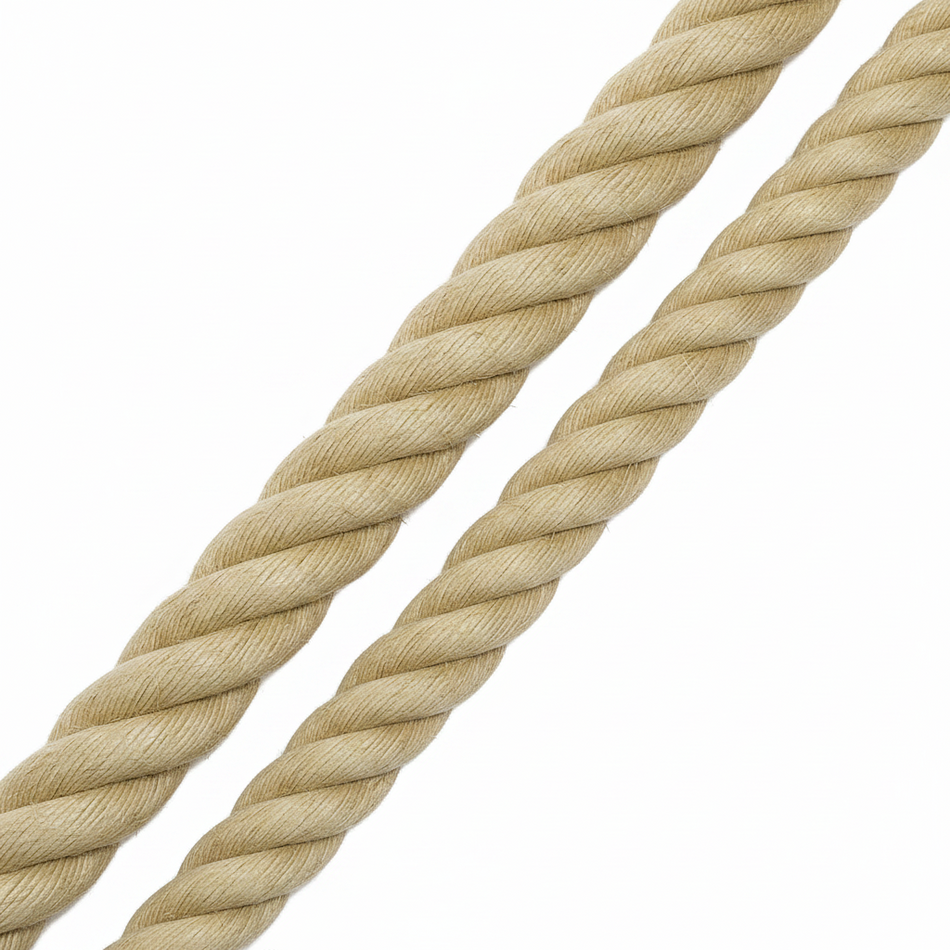 Afspærringsreb – Hamp (Polyhemp/Spleitex) – Afskåret efter mål (uden snap-ender)