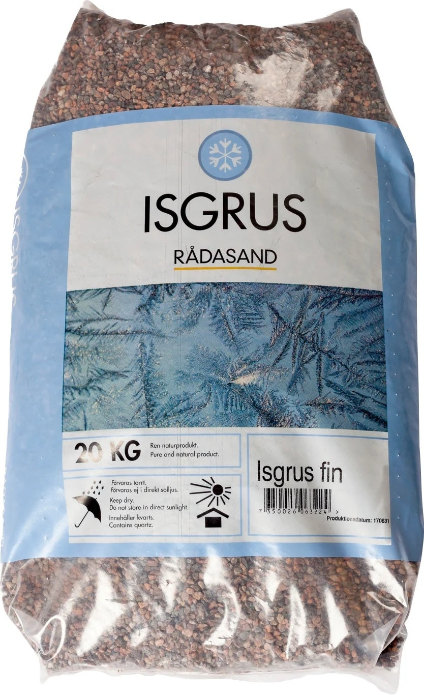 Afisningsgrus, 20kg – perfekt til Vintersikkerhed