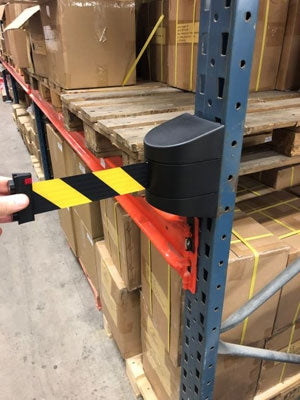 FlexiBarrier Vægmontering - Magnetisk - (4.5 or 10.0 meter bånd)