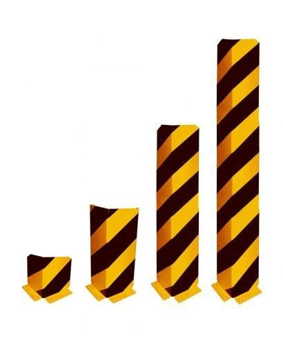 Palletereol-beskytter - Crash Guard - Vinkel (L-form, 200mm-1200m højde)