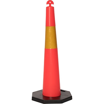 Flexibarrier T-Top Trafikkegle med base