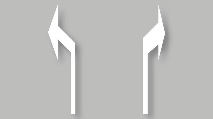 PREMARK® – Symbol (Pil venstre/højre)