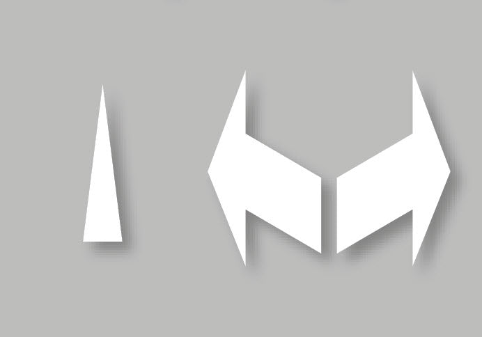 PREMARK® – Symbol (Pilespids – ligeud, venstre, højre)