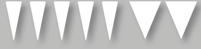 PREMARK® – Vigepligtslinje (Hajtænder) – forskellige størrelser