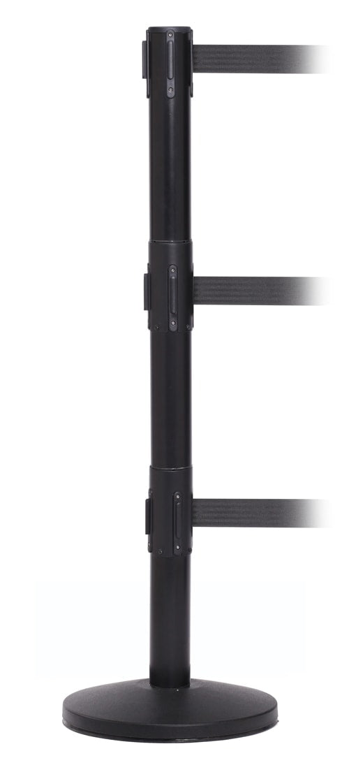 FlexiBarrier Køstolpe - Pro Triple - (3x3.4m bælte)