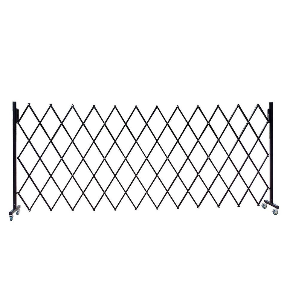 FlexiBarrier - Udvidelig låge - på hjul, 4m (w) x 1.7m (h)