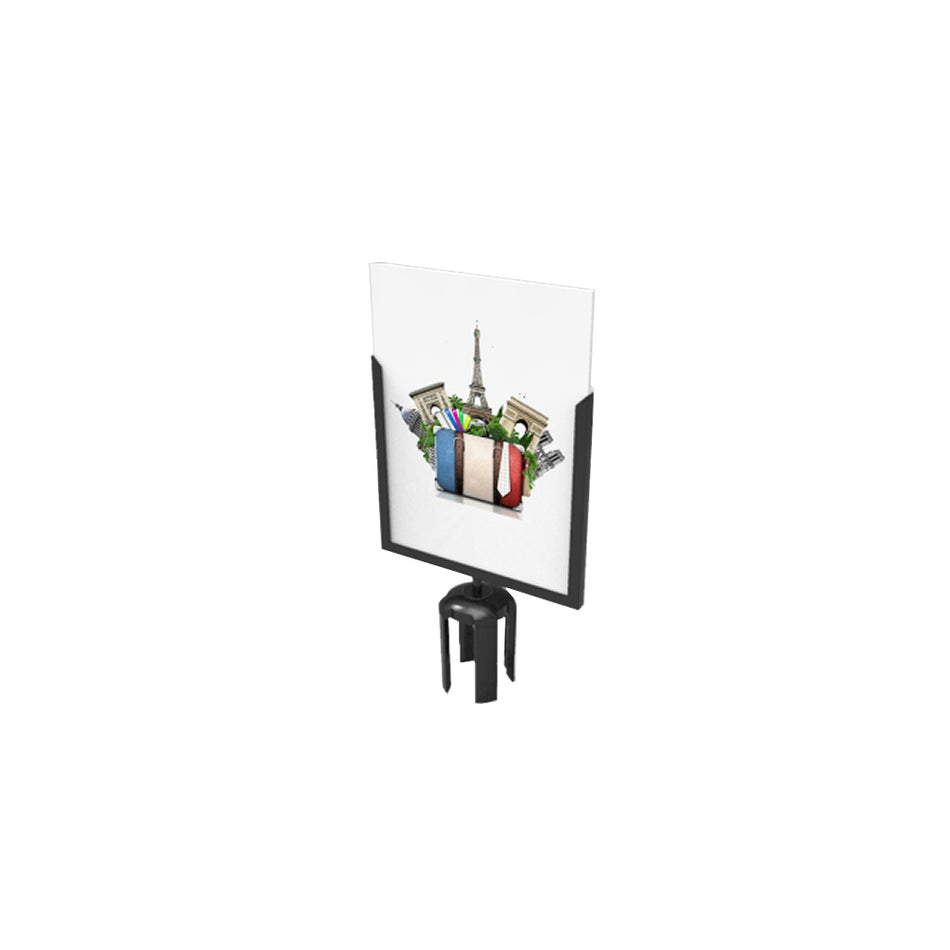 Flexibarrier Skilteholder til Køstolper (Economy / Basic 300 / Outdoor 250 / Pro 250 / Safety 250)