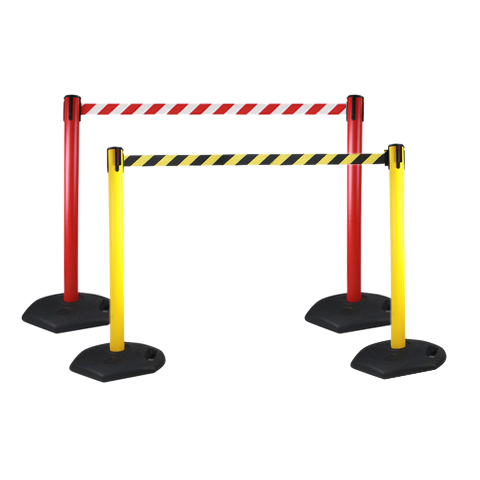 Flexibarrier Bæltebarrieresæt - Basic Signal - inklusive 3m Utrækkeligt bånd