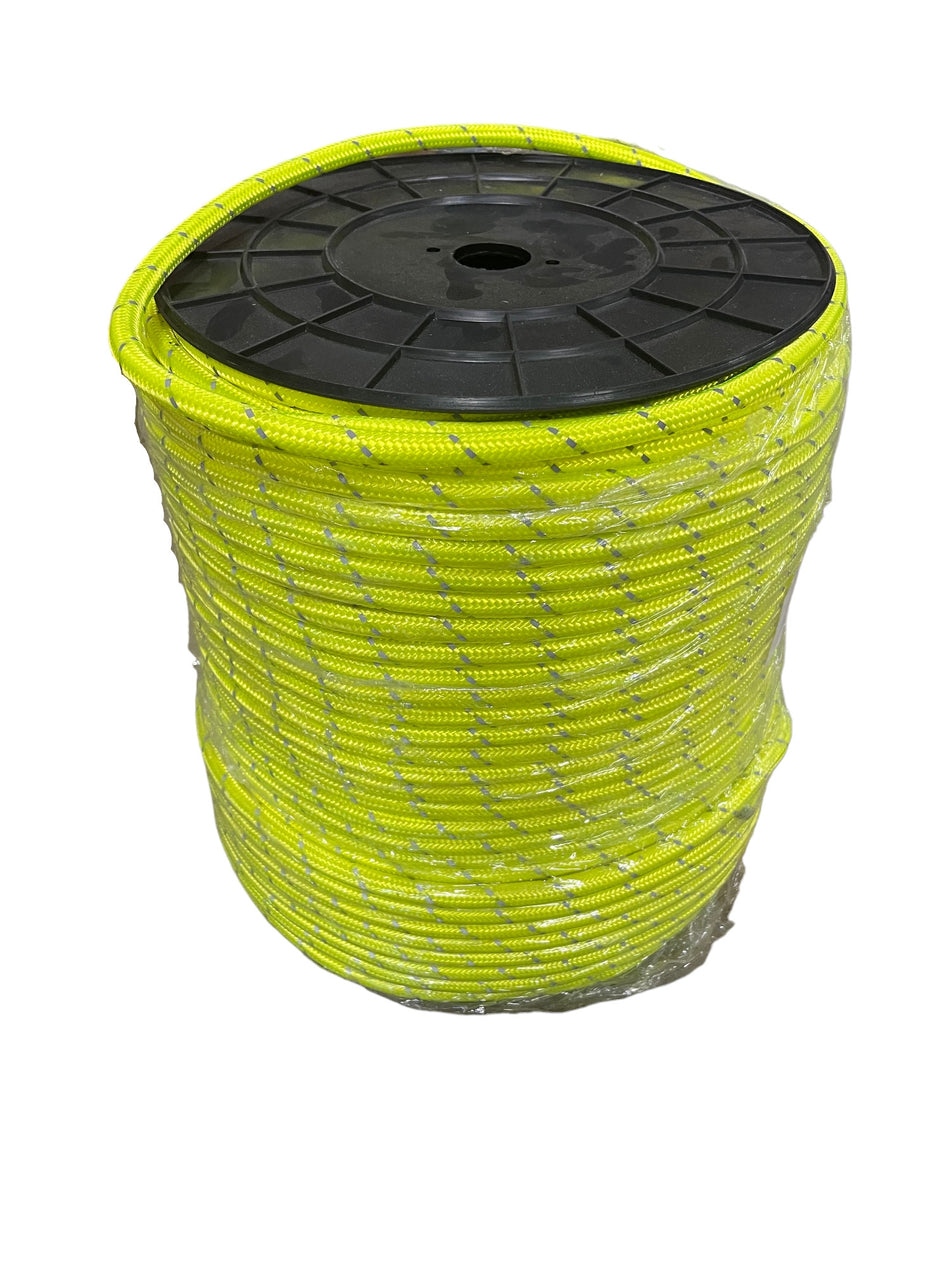 Udskiftningsreb til Flexibarrier - Rewind - (28m, fluorescerende gul)