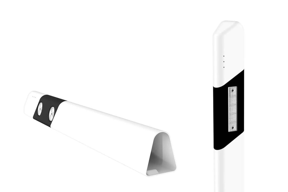 Refleksstolpe – LP 621 – 160 cm med reflektorer i klasse 2