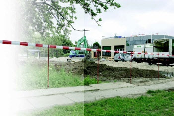 Hegnspyd til orange nethegn/Afspærringstape