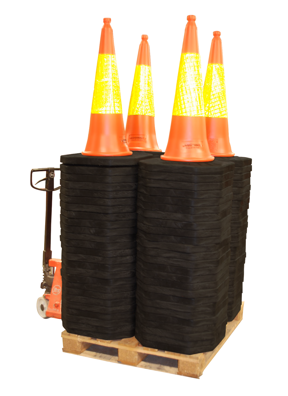 Trafikkeglepakke 100 cm Full palle (100-pak)